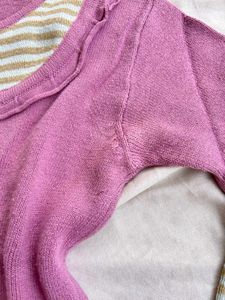 Lavender Layered Ruffle Pullover