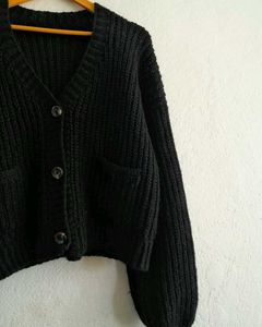 Crochet Cardigan Loose Fit L/XL