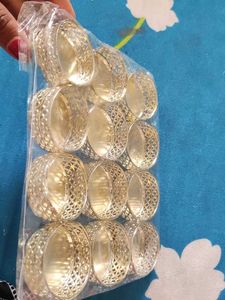 Set of 12 Golden Tealight Holders T light candle