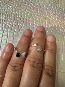 Cute Heart Rings (Set of 2)