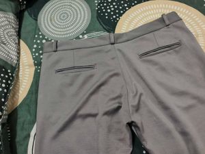 Men's Grey Casual Chinos