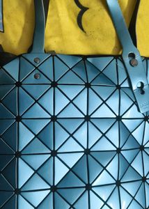 Geometric Blue Tote Bag