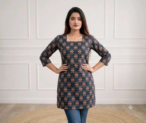 Stylish Printed Kurta-M