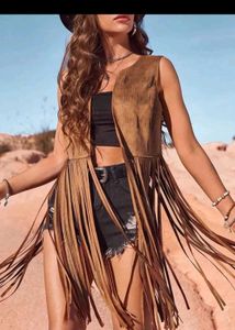Fringe Suede Vest