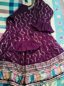 Beautiful Purple sharara