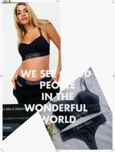 Calvin Klein Sporty Bra & Thong Set