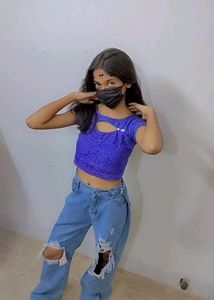 Blur Crop Top
