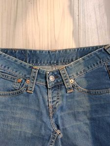 Levi's bootcut low waist classic blue denim Jeans