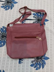 Charming Crossbody Bag with Teddy Bear Charm