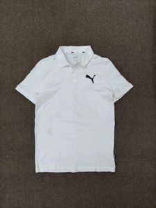 Puma White Polo Shirt