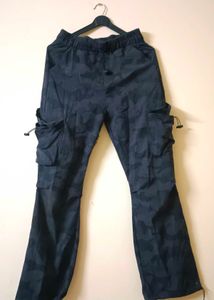 Camo Flare Cargo Pants