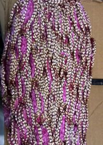 Velvet Flower Saree Lace