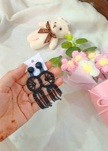 Black Dangle Earrings