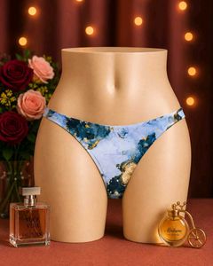 🇳🇿💫🎀Stylish Blue Marble Print Panty