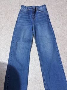 Wide Leg Denim Jeans