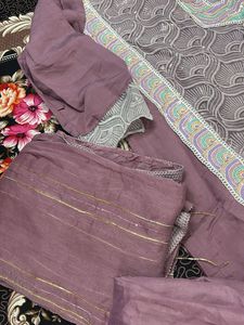 Elegant Sequined Kurta Set with Pants