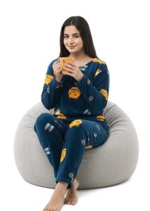 Cute Character Print Pajama Set