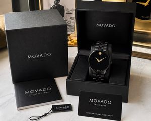 Movado Slim Black Watch