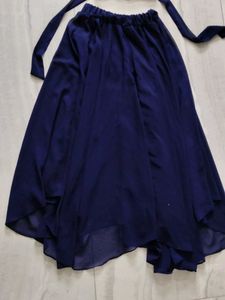 Elegant Navy Blue Lehenga Set