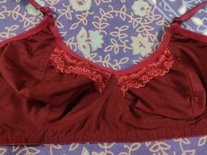 Maroon Bra