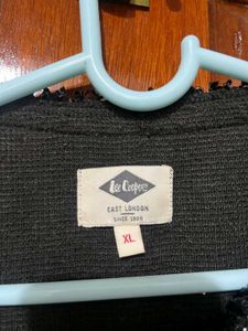 Women's Charcoal Grey Textured Top