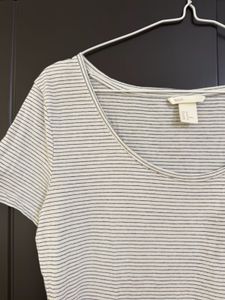 H&amp;M Scoop neck Striped T-Shirt