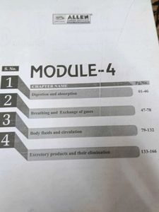 ALLEN Pre-Medical Biology Module - 04