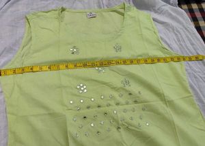 Mint Green Kurta Set with Jacket