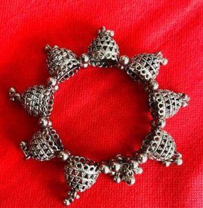 Vintage Oxidized Silver Bracelet