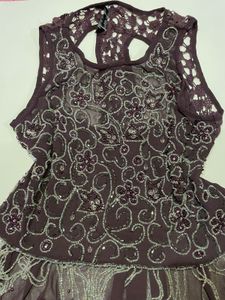 Embellished Sheer Blouse