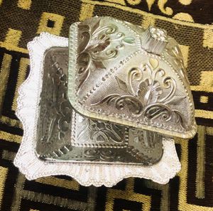 Modern Plastic Dishes &amp; Boxes Silver Colour