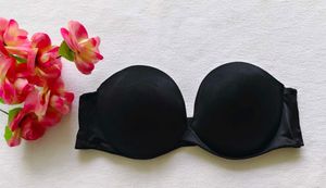 Black strapless inner
