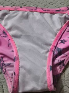 Pink Star Print Bikini Bottoms