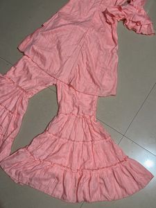 Charming Pink sharara for functions