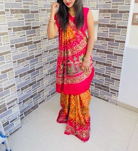 wedding style heavy saree