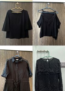 Combo of All black tops