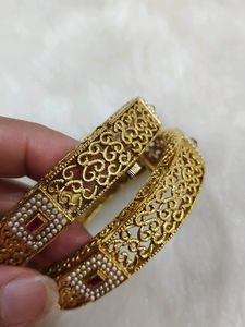 One Gram Gold Plated Kada