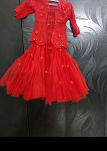 Beautiful Frock With Shrug