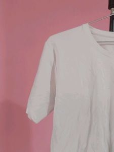 Cute Panda Graphic White T-Shirt