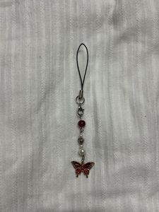 Cute Butterfly Charm Phone Char
