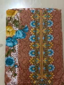 Floral Print Kurta Set Pakistani suit