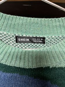 Abstract Pattern Knit Sweater🥑🎨💚