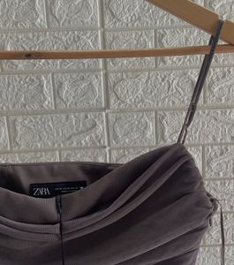 Zara Ruched Midi Dress