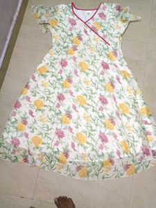 Floral Print Wrap Dress