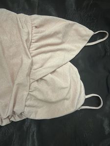 Shimmery Ruched Bodycon Dress