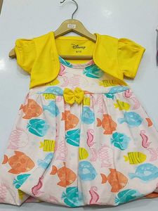 Disney Fish Print Dress with Bolero Jacket combo