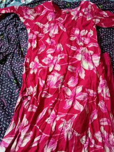 Floral Print Kurta and Palazzo Set