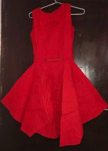Red Skater Dress