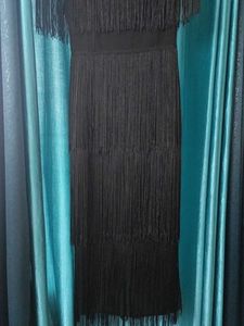Black Fringe Dress