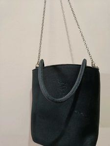 Rhinestone studded smiley face crossbody bag